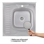 Кухонна мийка Lidz 6060-R Decor 0,6 мм (LIDZ6060RDEC06)