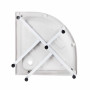 Душевая кабина Lidz Wieza SC90x90.SAT.MID.L, стекло Linie 4 мм LWISC9090SATMIDL