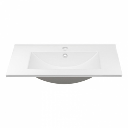 Раковина Qtap Albatross 70x46x18 White с донным клапаном QT01113070CW