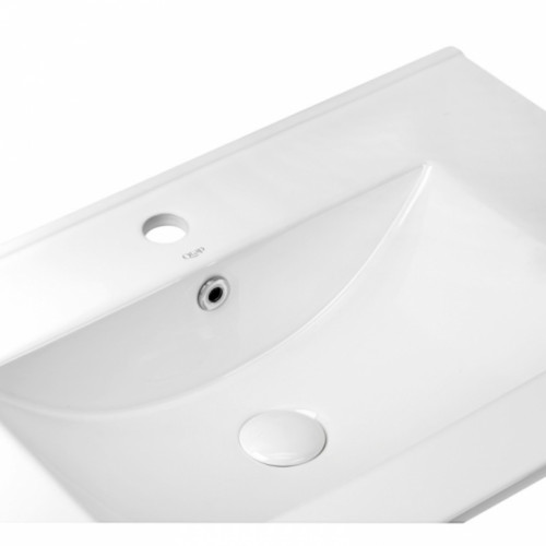 Раковина Qtap Albatross 70x46x18 White с донным клапаном QT01113070CW