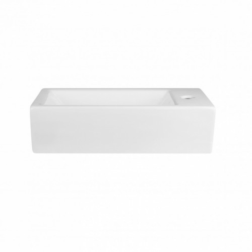 Раковина-чаша Qtap Crow 50x25,5x13 White з донним клапаном QT0511A010W