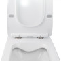 Унитаз подвесной Qtap Crow WHI 5170 безободковый с сидением дюропласт soft-close