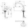 Смеситель для кухни Lidz Tani 008F (k40) LDTAN008FCRM35123 Chrome