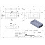 Умывальник Miraggio OSKAR 800 Глянец