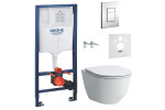 Комплект инсталляции: Унитаз Laufen PRO + Инсталляция Grohe Rapid SL 3в1, H8669570000001+38772001+37131000