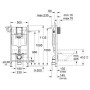 Инсталляционная система Grohe Rapid SL 1.13 м, для унитаза 38840000
