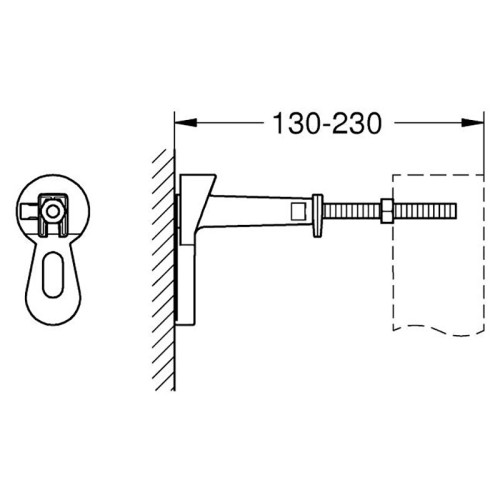 Инсталляция GROHE RAPID 3в1, UA388400KF0