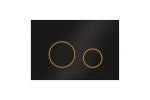 Кнопка смыва Ravak CIRCLE, Черный-Золото, GPX2240109