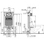 Инсталляция Ravak G II/1120 для подвесного унитаза, гипсокартон, X01703