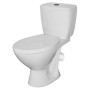 Унитаз-компакт Cersanit KORAL NEW 031 косой слив, нижний подвод, полипропилен, мет.креп, K681-059