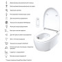 Унитаз-биде подвесной Geberit AquaClean Mera Comfort 146.214.11.1 белый