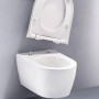 Унитаз подвесной Geberit ONE Rimfree 500.202.01.1 с сиденьем soft close панель хром KeraTect