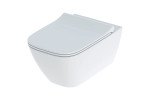 Унитаз подвесной Geberit Smyle Square Rimfree безободковый soft close 500.685.01.1