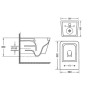 Комплект: Инсталляционная система GROHE Rapid SL 38772001 + Imprese Kubik Rimless безободковый, c06810203+38772001