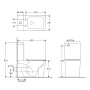 Унитаз напольный Imprese BILOVEC i11141 сиденье Slim slow-closing