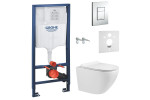 Комплект інсталяції-Унітаз підвісний Volle Amadeus M+Інсталяція Grohe Rapid SL, 13-06-055M+38772001+37131000