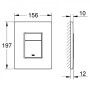 Комплект: Инсталляционная система GROHE Rapid SL 38772001 + Imprese Kubik Rimless безободковый, c06810203+38772001