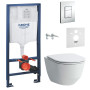 Комплект інсталяції: підвісний унітаз Laufen Pro + Інсталяція Grohe Rapid SL, H8669570000001+38772001