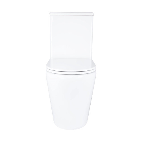 Унітаз компакт Qtap Dove Rimless безободковий з сидінням Slim soft-close QT06228380BW