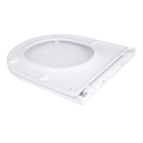 Унітаз компакт Qtap Dove Rimless безободковий з сидінням Slim soft-close QT06228380BW
