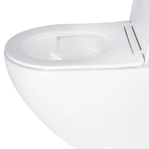 Унітаз підвісний Qtap JAY Ultra Quiet безободковий з сидінням soft-close QT07335177W