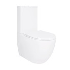 Унитаз компакт Qtap ROBIN Ultra Quiet безободковый с сиденьем soft-close QT13222128AUQ1W