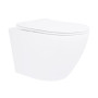 Унітаз підлоговий Qtap Robin Ultra Quiet безободковий з сидінням soft-close QT13223381AW