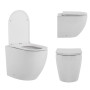 Унітаз підлоговий Qtap Robin Ultra Quiet безободковий з сидінням soft-close QT13223381AW