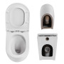Унітаз підлоговий Qtap Robin Ultra Quiet безободковий з сидінням soft-close QT13223381AW