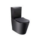 Унитаз-компакт Qtap Scorpio безободковый с сиденьем Soft-close матовый Black QT14222125ARMB