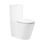 Унитаз компакт Qtap Scorpio Rimless безободковый с сиденьем Slim soft-close QT14226002W