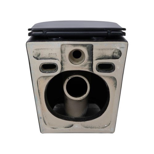 Унитаз подвесной Qtap SCORPIO Ultra безободковый с сиденьем soft-close черный матовый QT14332380AMB