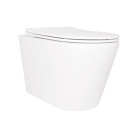 Унитаз подвесной Qtap SCORPIO Ultra Quiet безободковый с сиденьем soft-close QT14332380AW