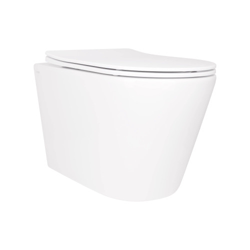 Унітаз підвісний Qtap SCORPIO Ultra Quiet безободковий з сидінням soft-close QT14332380AW