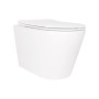 Унітаз підвісний Qtap SCORPIO Ultra Quiet безободковий з сидінням soft-close QT14332380AW