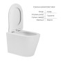 Унітаз підвісний Qtap SCORPIO Ultra Quiet безободковий з сидінням soft-close QT14332380AW