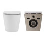 Унітаз підвісний Qtap SCORPIO Ultra Quiet безободковий з сидінням soft-close QT14332380AW