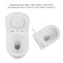 Унітаз підвісний Qtap SCORPIO Ultra Quiet безободковий з сидінням soft-close QT14332380AW