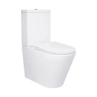 Унитаз компакт Qtap SWAN Ultra Quiet безободковый с сиденьем soft-close QT16222182TW