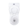 Унитаз моноблок Qtap SWAN Ultra Quiet безободковый с сиденьем soft-close QT16226080AW