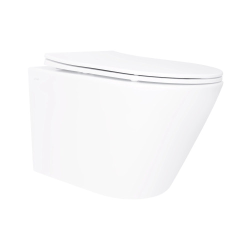 Унітаз підвісний Qtap SWAN Ultra Quiet безободковий з сидінням soft-close QT16335179W