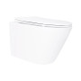 Унітаз підвісний Qtap SWAN Ultra Quiet безободковий з сидінням soft-close QT16335179W