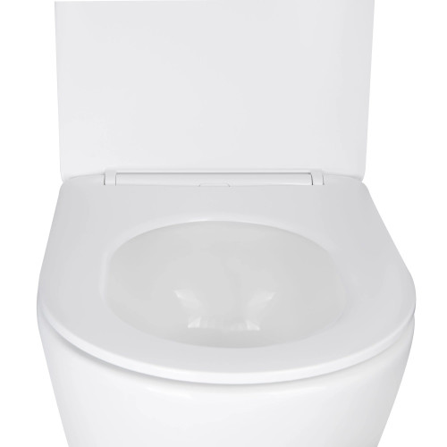 Унітаз підвісний Qtap SWAN Ultra Quiet безободковий з сидінням soft-close QT16335179W