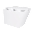 Унитаз подвесной Qtap Tern безободковый с сидением дюропласт soft-close QT1733052ERW