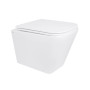 Унітаз підвісний Qtap Tern Ultra Quiet безободковий з сидінням soft-close QT17332303ASW