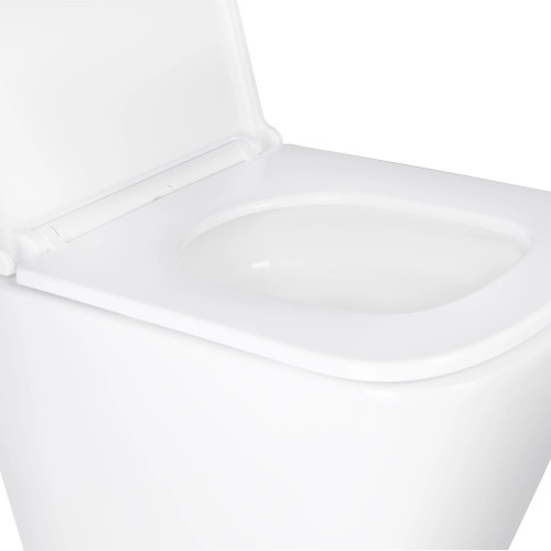 Унітаз підвісний Qtap Tern Ultra Quiet безободковий з сидінням soft-close QT17332303ASW