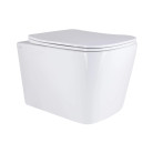 Унитаз подвесной Qtap Tern Ultra Quiet безободковый с сиденьем дюропласт soft-close QT17332303AW