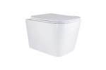 Унитаз подвесной Qtap Tern Ultra Quiet безободковый с сиденьем дюропласт soft-close QT17332303AW