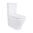 Унитаз напольный Qtap VIRGO Ultra Quiet безободковый сиденье Soft-close QT18226092AW