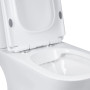 Унітаз компакт Qtap Presto Rimless безободковий з сидінням Slim soft-close QT24221215AW